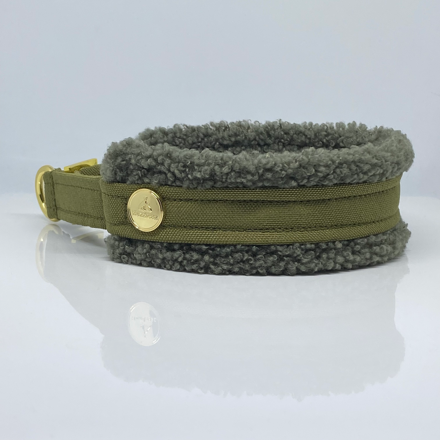 Unterlegtes Halsband OLIVE + Teddy – Ansicht 3