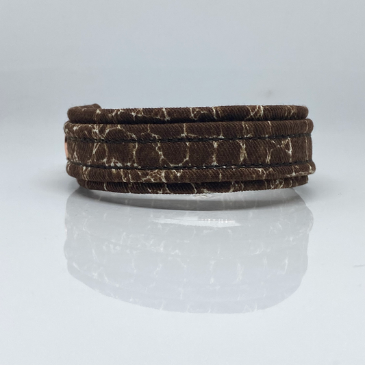 Unterlegtes Halsband KROKO – Ansicht 1