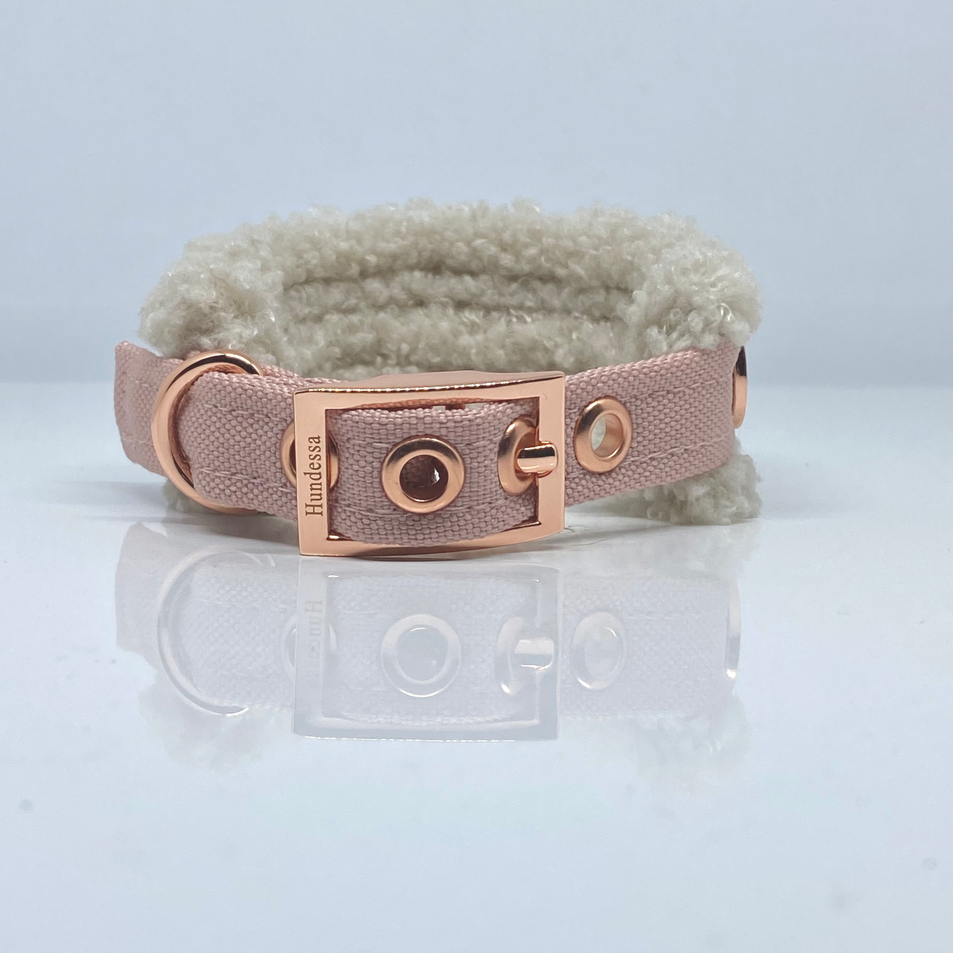 Unterlegtes Halsband BLUSH + Teddy LAMB – Ansicht 2