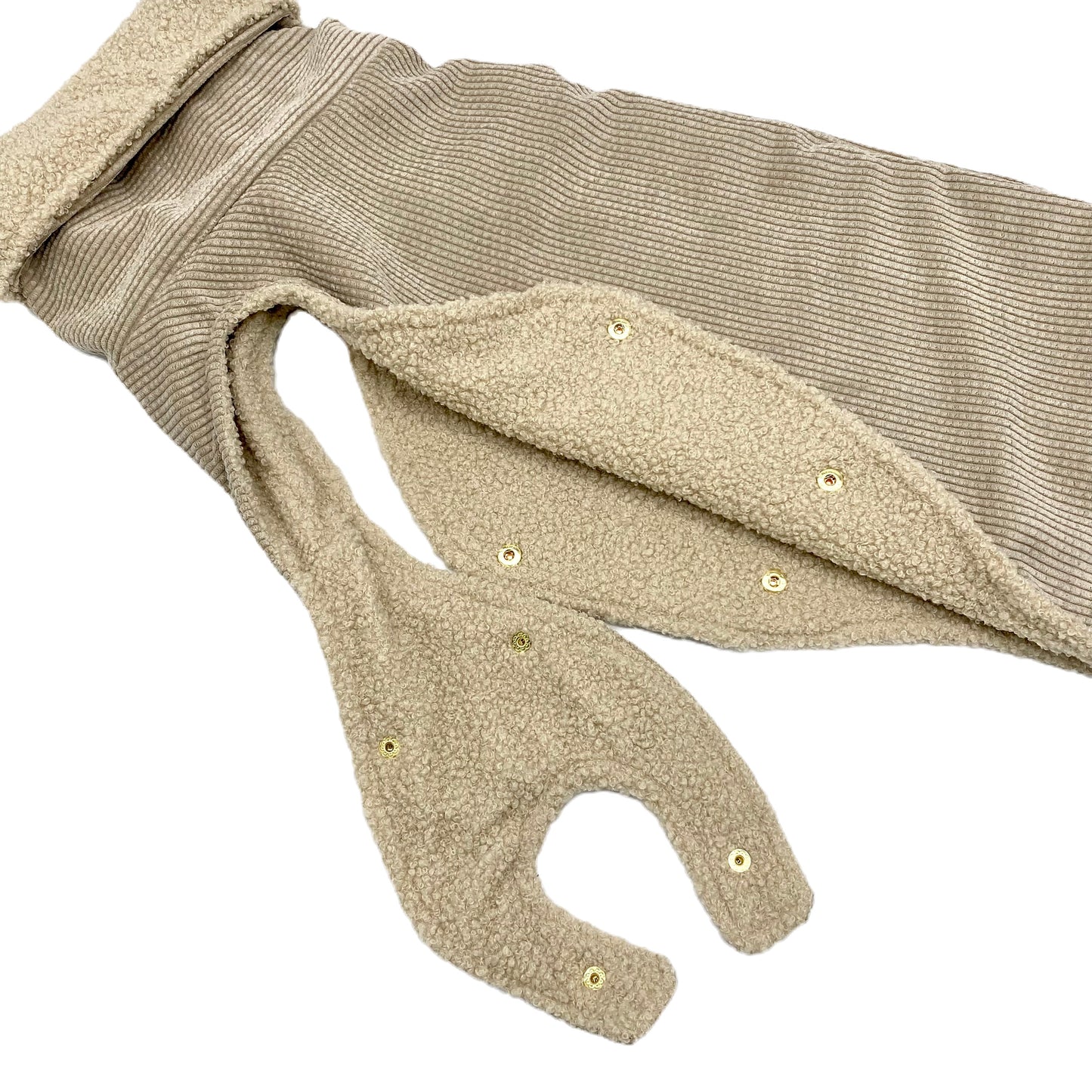 Hundemantel Cord WOOL + Teddy LAMB – Ansicht 3