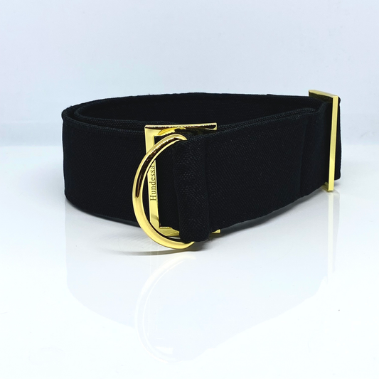 Zugstopphalsband BLACK