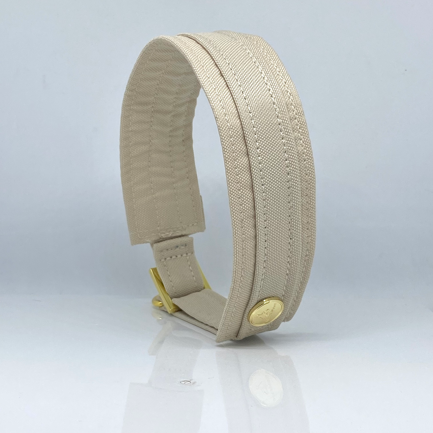 Unterlegtes Halsband CHAMPAGNER – Ansicht 4