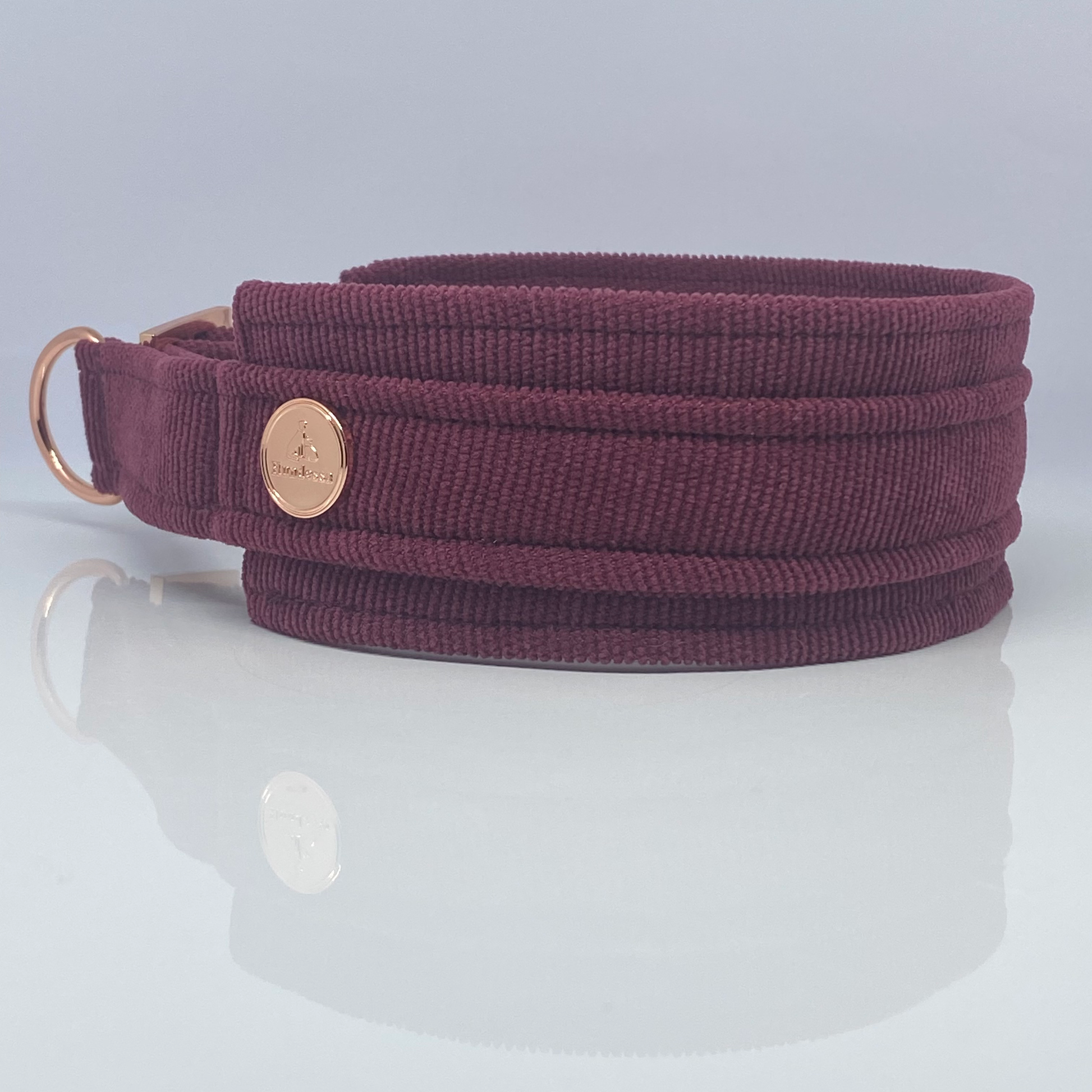 Unterlegtes Halsband Cord RUBIN – Ansicht 2