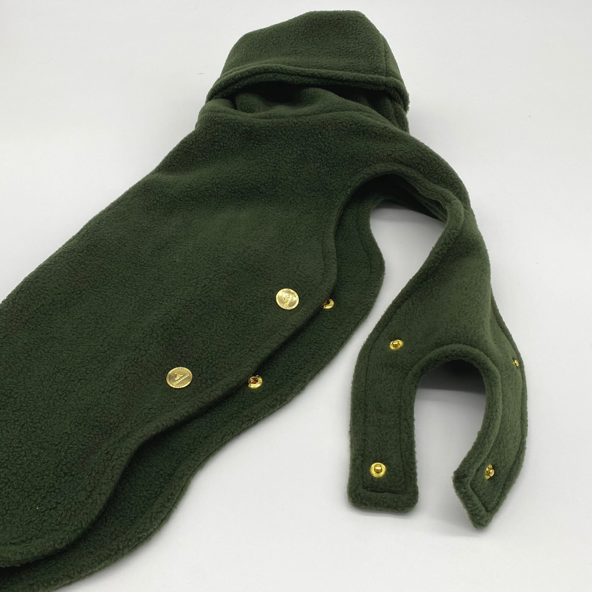 Hundemantel Fleece WALDGRÜN – Ansicht 2