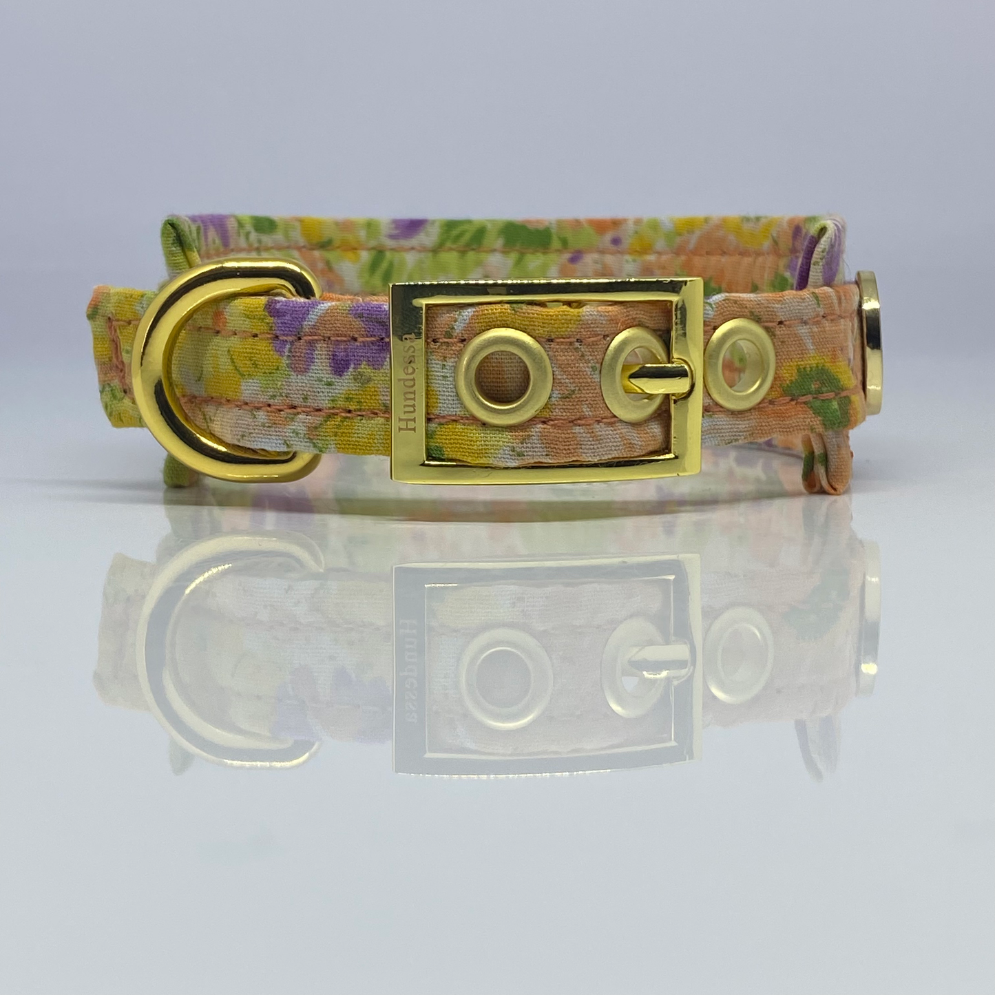 Unterlegtes Halsband WATERCOLOUR FLOWERS – Ansicht 3