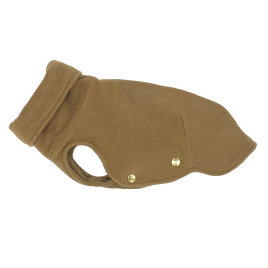 Iggy Fleece Mantel TOFFEE – Ansicht 1