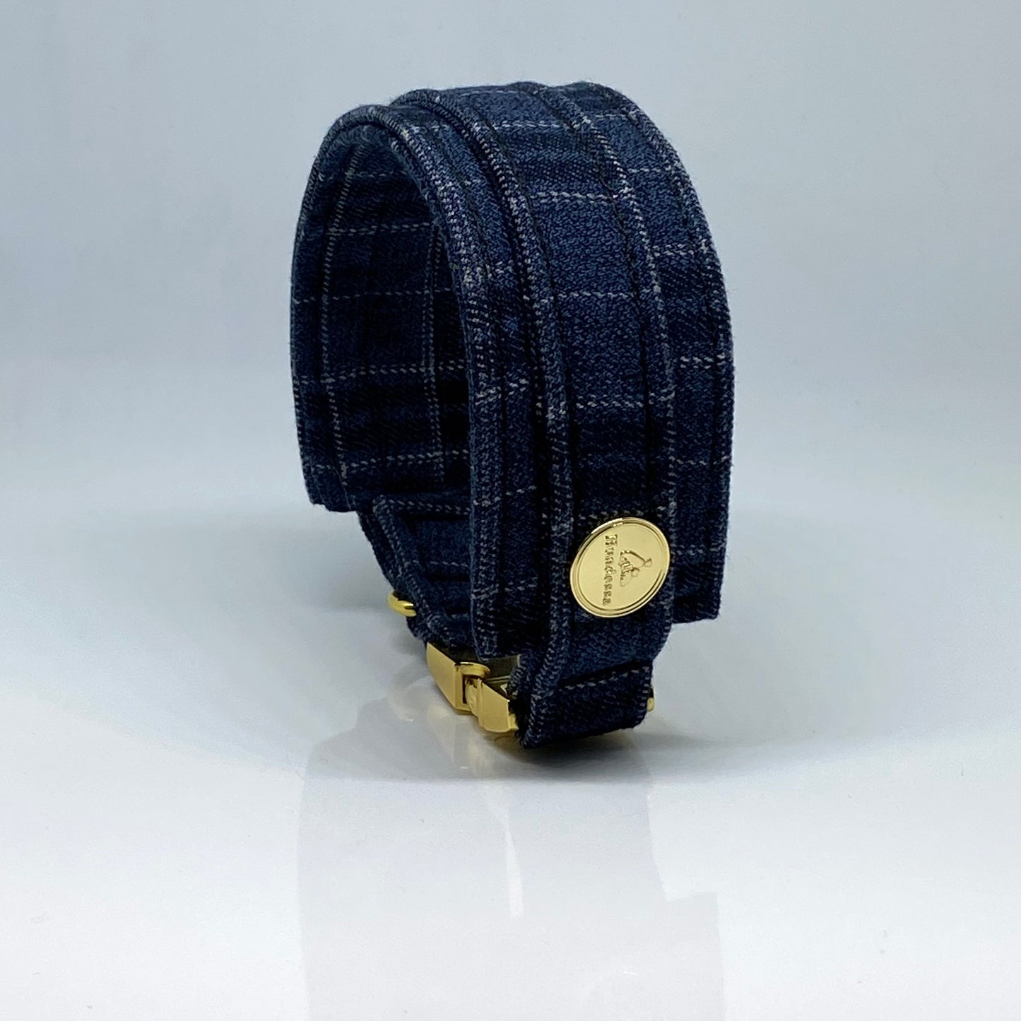 Unterlegtes Halsband MIDNIGHT CHECK – Ansicht 4