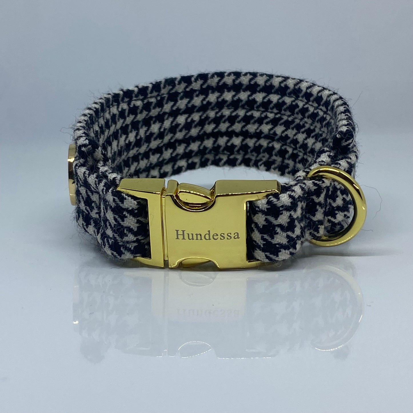 Unterlegtes Halsband PIED DE POULE – Ansicht 3