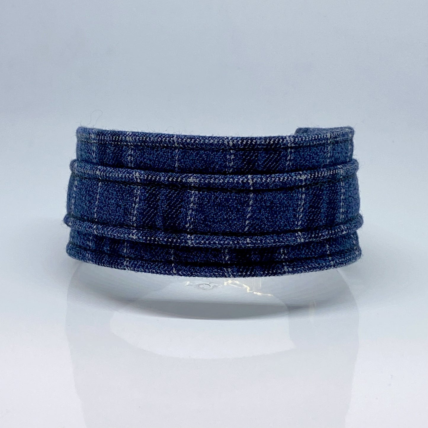 Unterlegtes Halsband MIDNIGHT CHECK – Ansicht 1