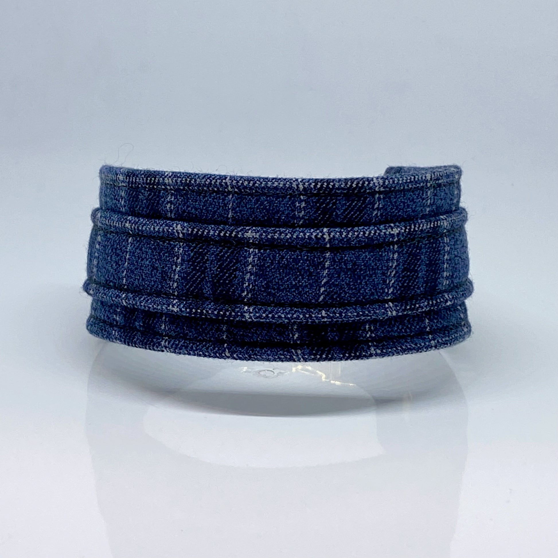 Unterlegtes Halsband MIDNIGHT CHECK – Ansicht 1