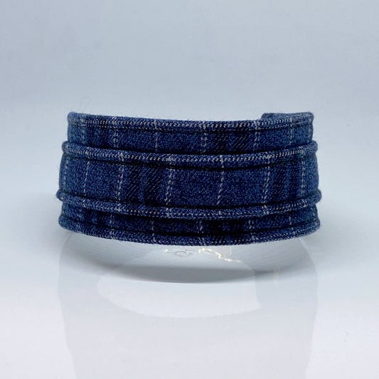 Unterlegtes Halsband MIDNIGHT CHECK – Ansicht 1