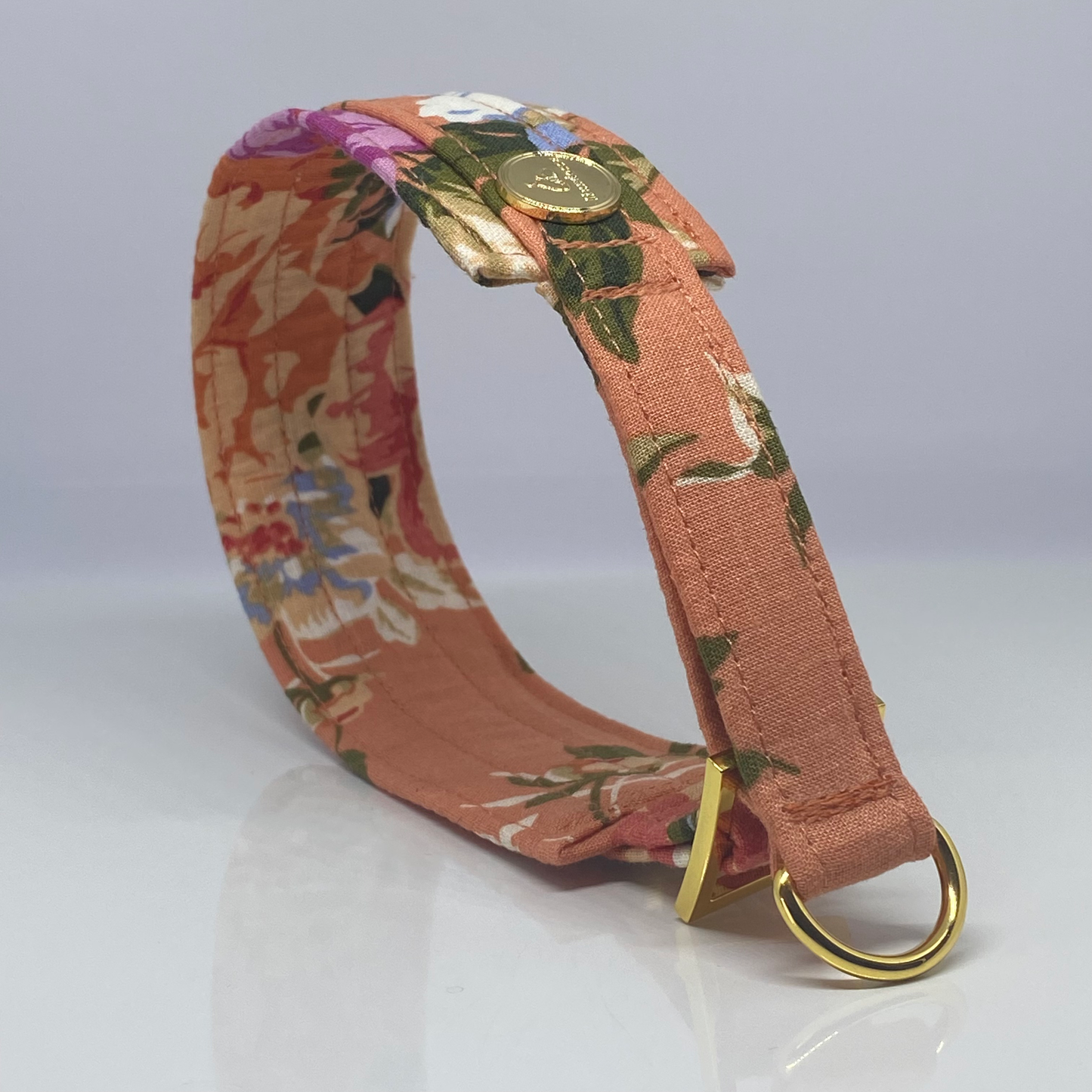 Unterlegtes Halsband APRICOT ROSE – Ansicht 4