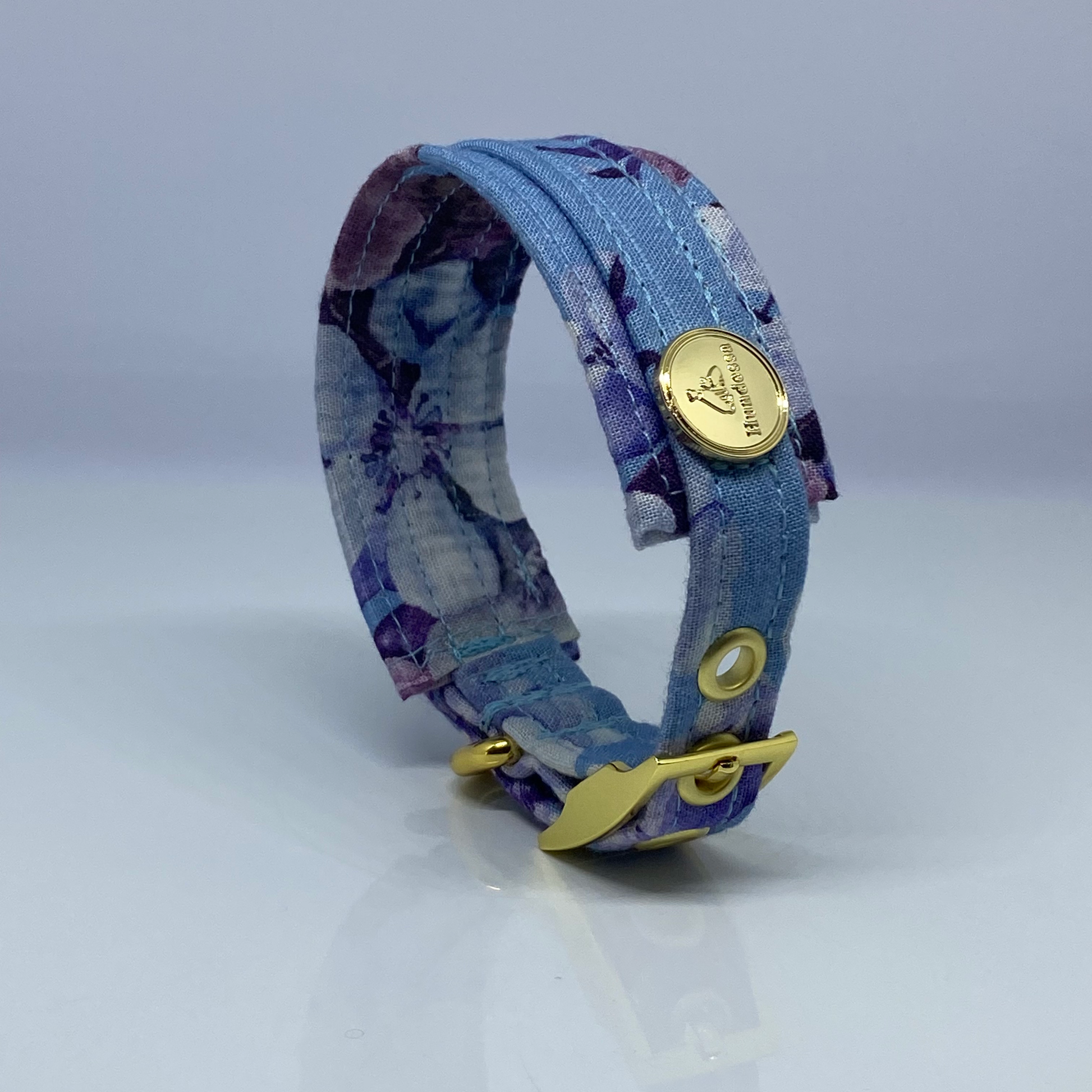 Unterlegtes Halsband FLEUR AQUARELLE – Ansicht 4