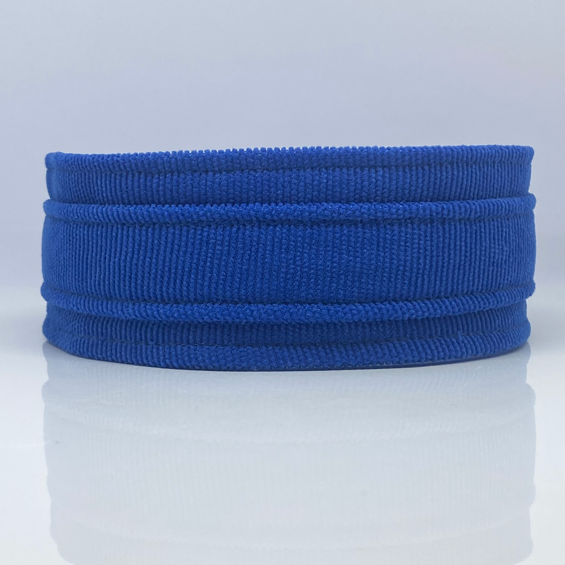 Unterlegtes Halsband Cord KORNBLUMENBLAU – Ansicht 1