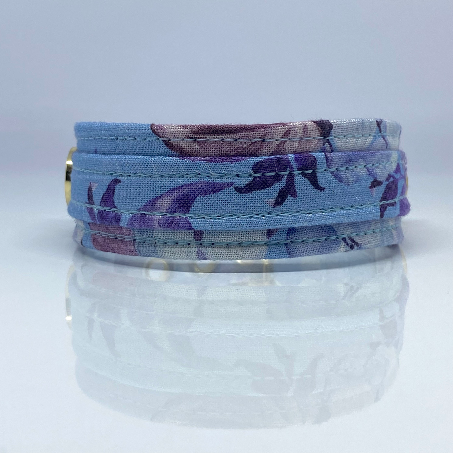 Unterlegtes Halsband FLEUR AQUARELLE – Ansicht 1