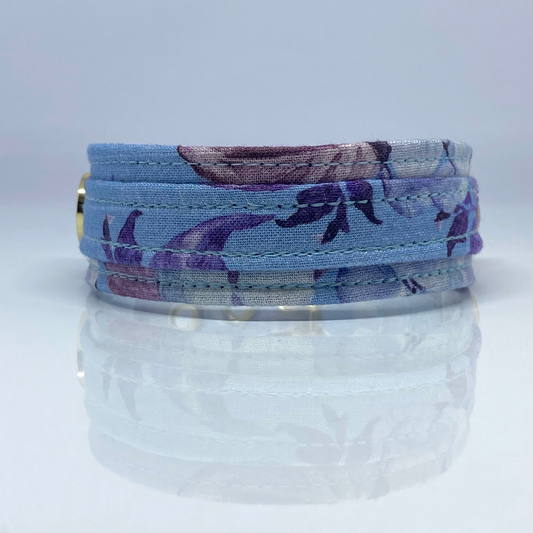 Unterlegtes Halsband FLEUR AQUARELLE – Ansicht 1