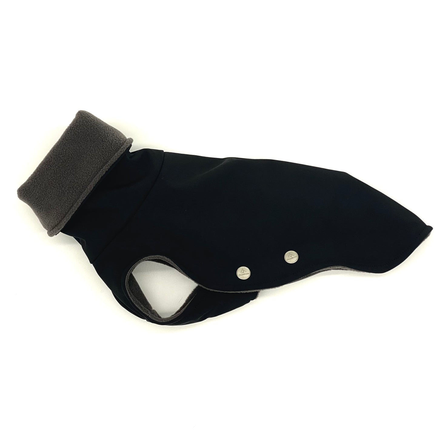 Hundemantel Softshell SCHWARZ – Ansicht 1