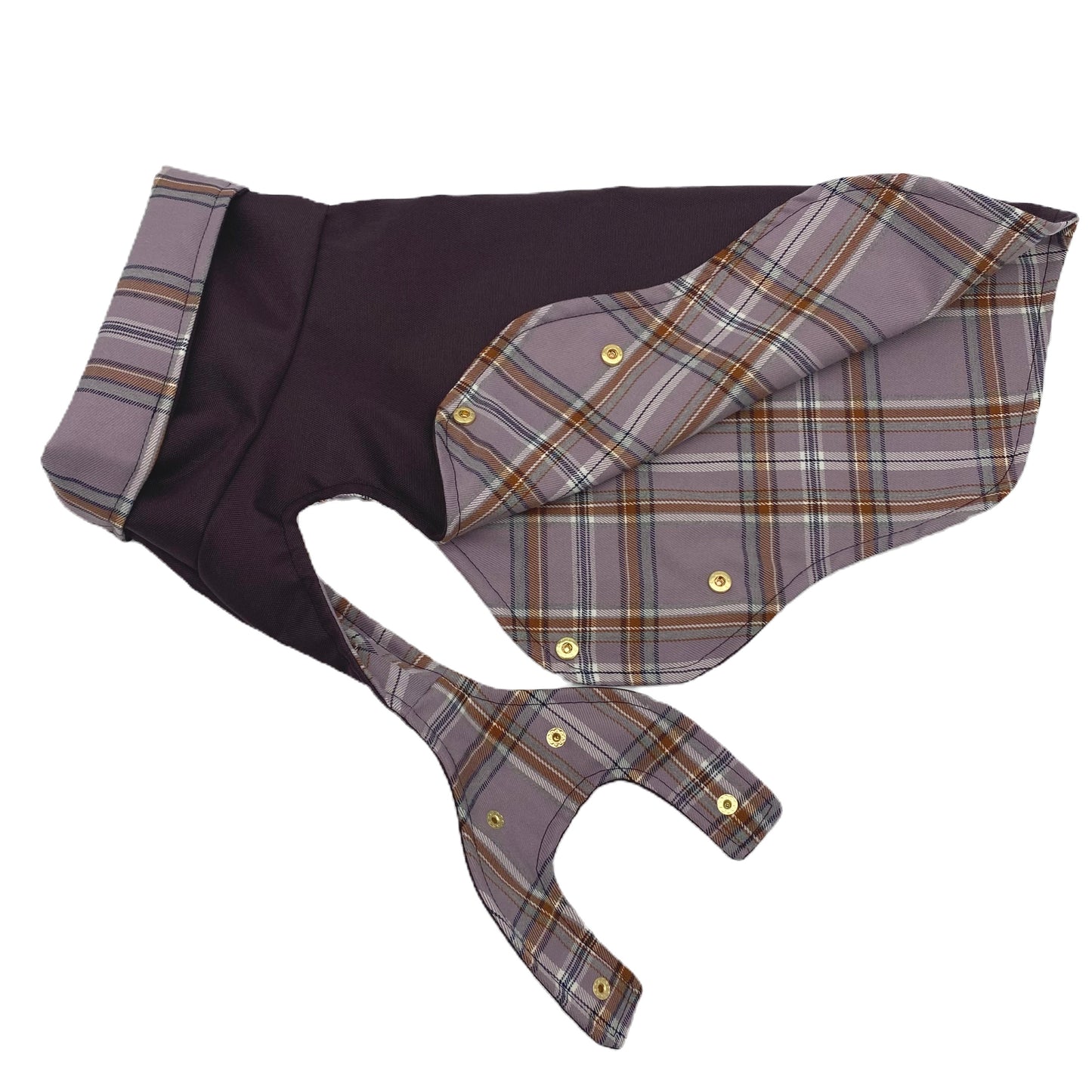 Leichter Regenmantel MULBERRY mit LILAC CHECK – Ansicht 2