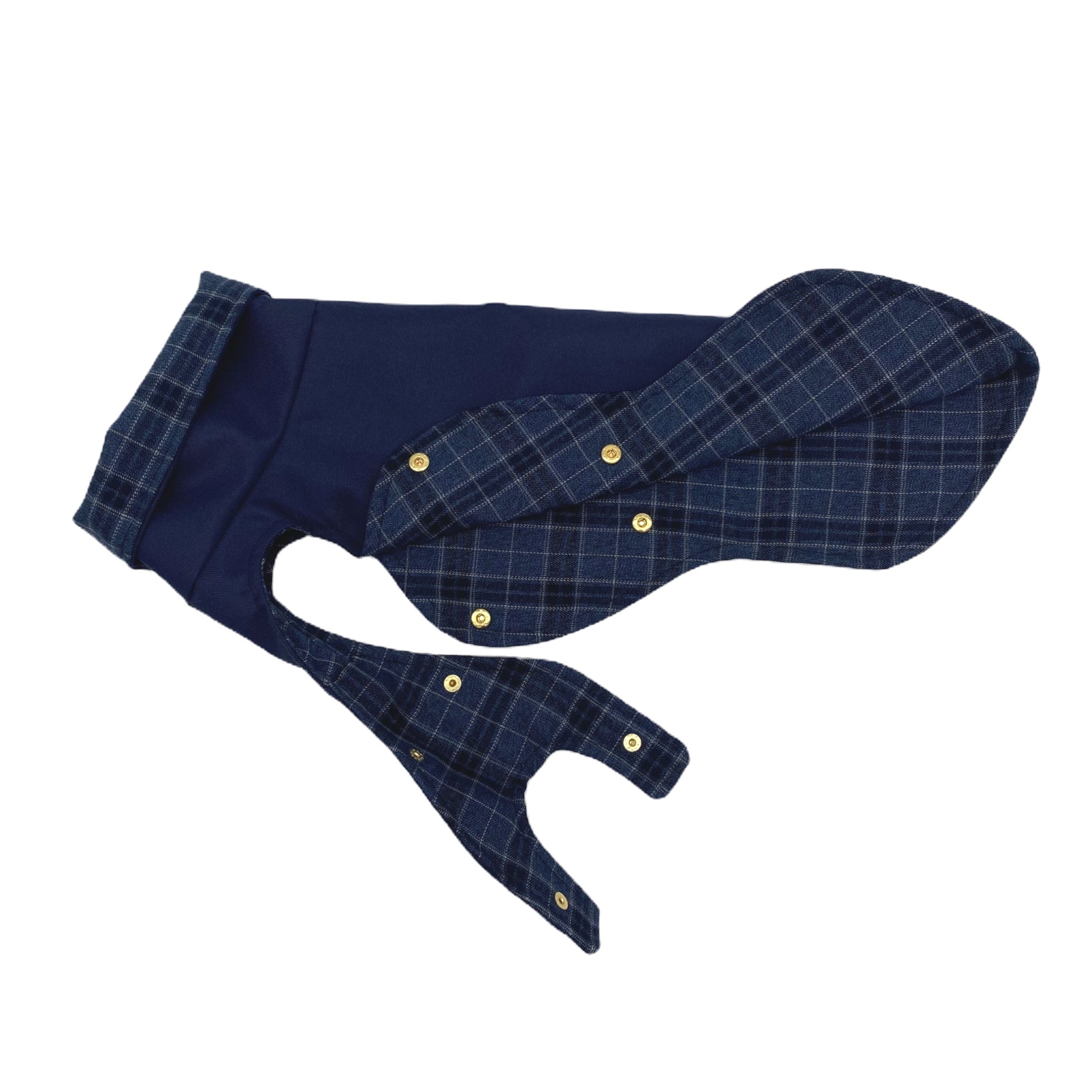 Leichter Regenmantel NAVY mit MIDNIGHT CHECK – Ansicht 2