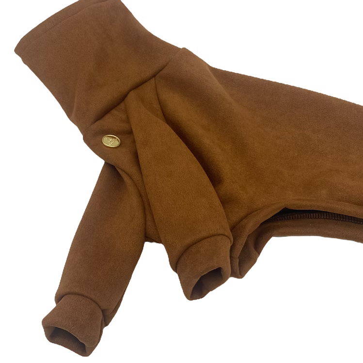 Pullover Velours CARAMEL – Ansicht 2